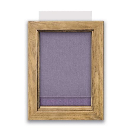 United Visual Products Indoor Enclosed Combo Board, 72"x36", Black Frame/Blue & Apricot UVCB7236B-BLUE-APRICOT